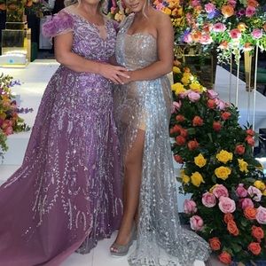 Silver/Gold Custom Made Sparkle Gown!